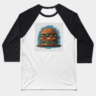 PixelBurger 🍔 Baseball T-Shirt